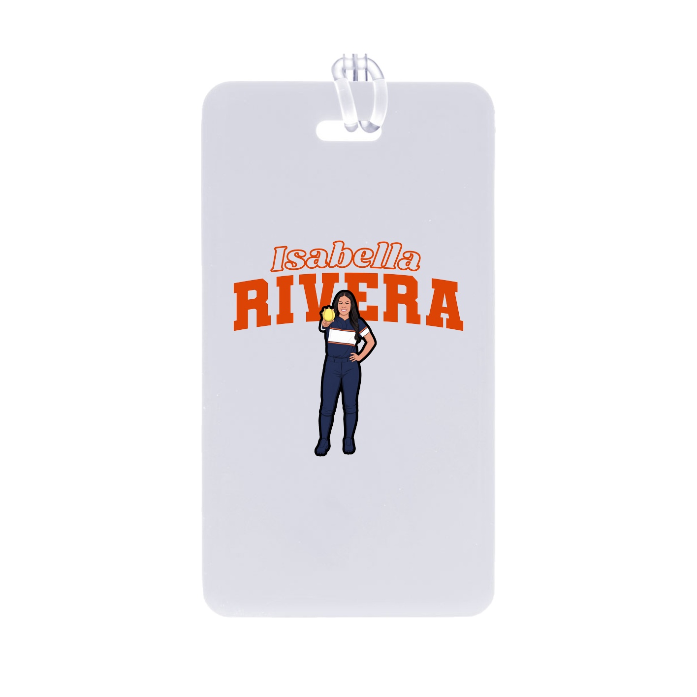 Bag Tag — Name Arch in Classic