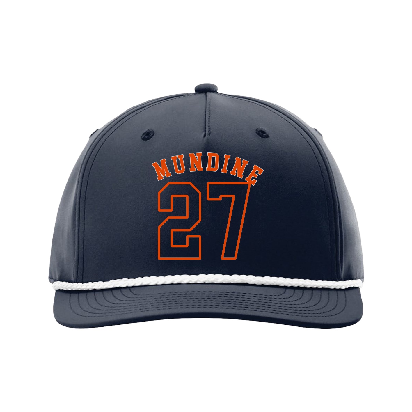 Five-Panel Classic Rope Cap — Shirsey Arch in Navy
