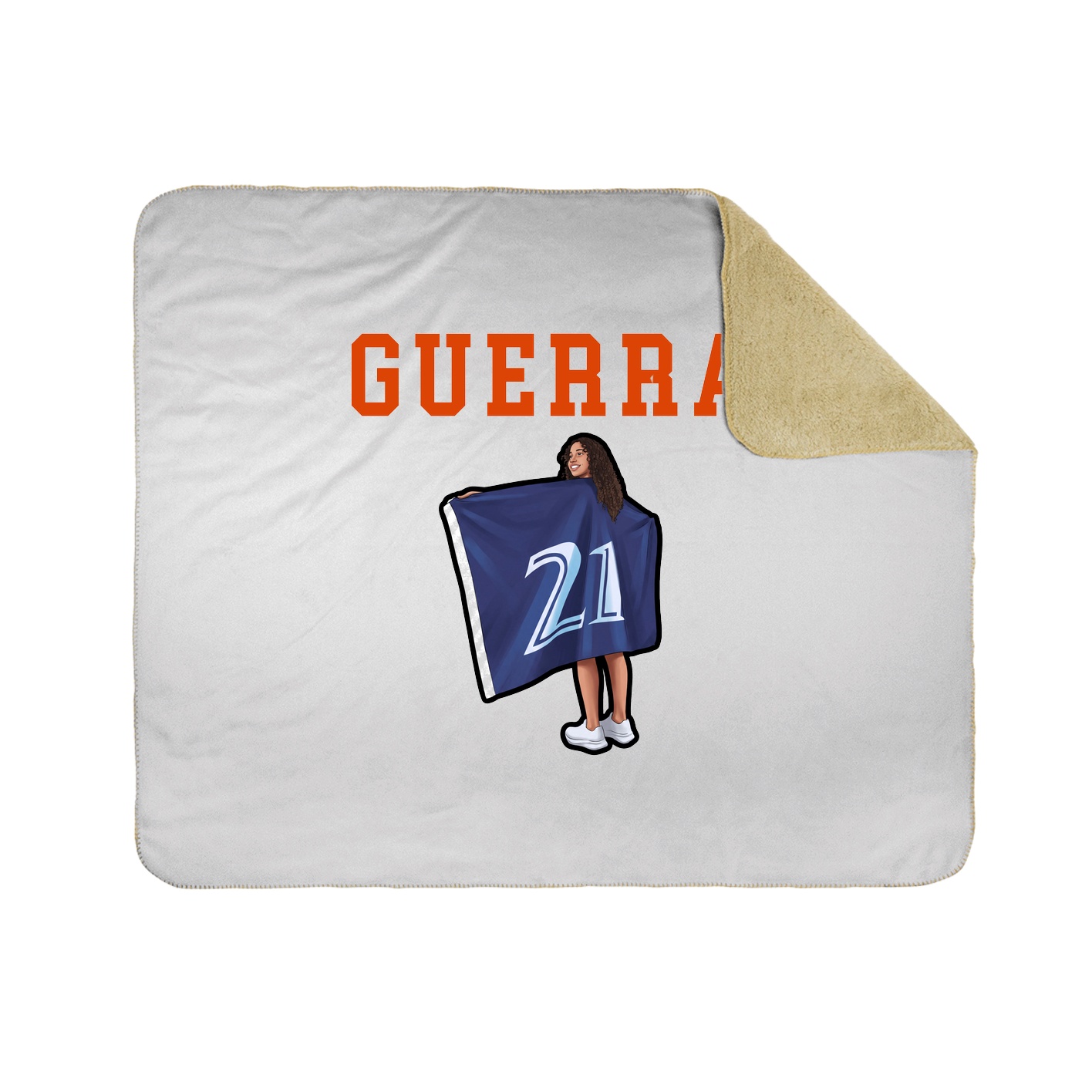 Throw Blanket — Shirsey in White