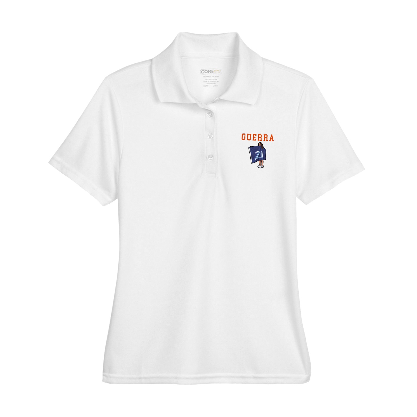 Womens Performance Polo — Shirsey in White