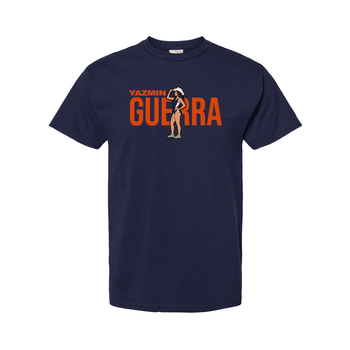 Youth Tee — Player Name in Navy