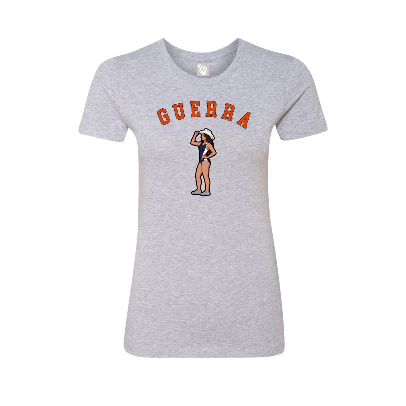 Fitted Women's Tee — Shirsey Arch in Grey