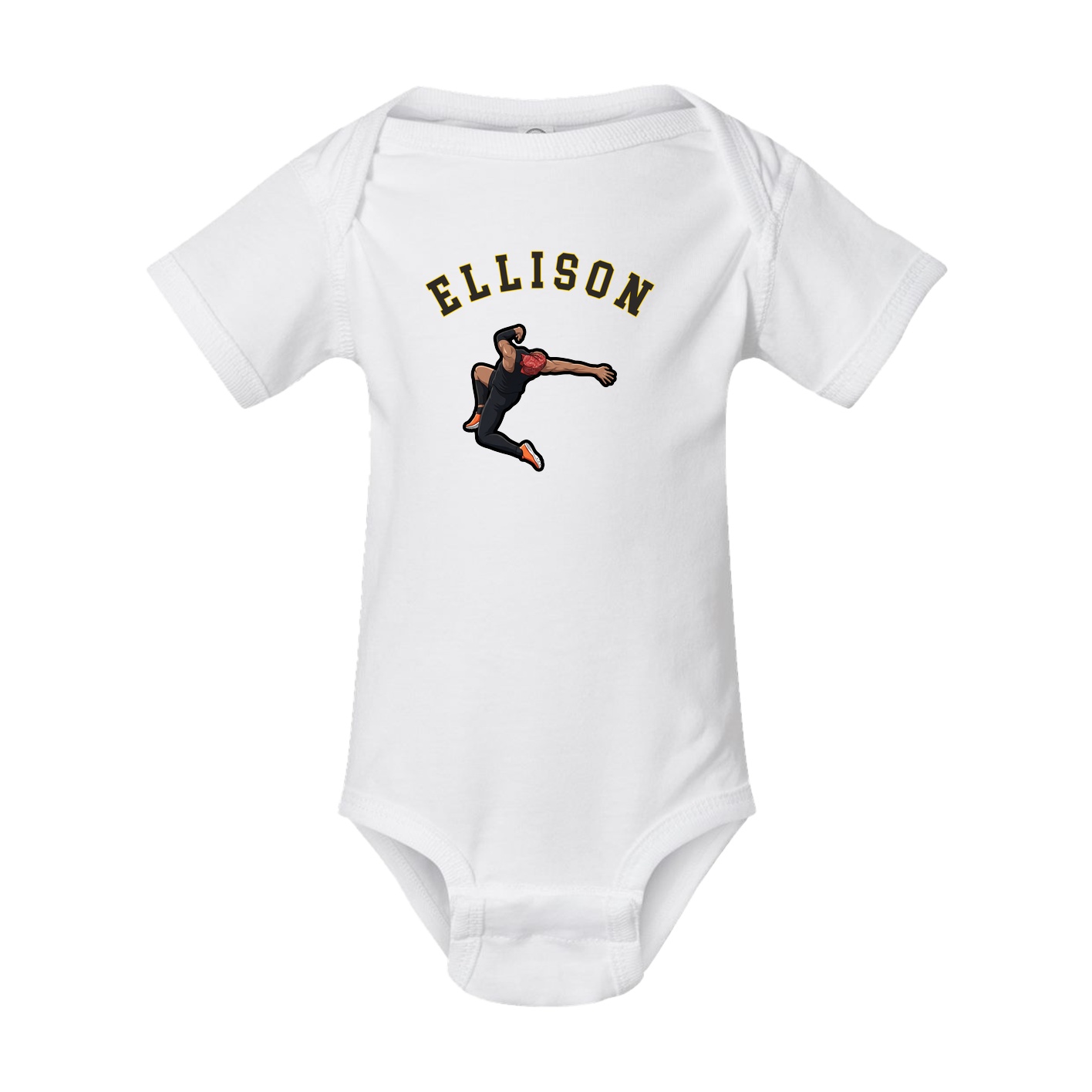 Baby Onesie — Shirsey Arch in White