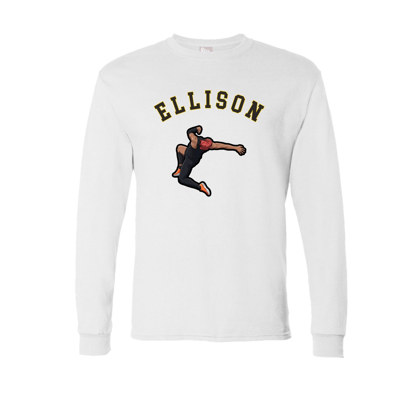 Long Sleeve Tee — Shirsey Arch in White