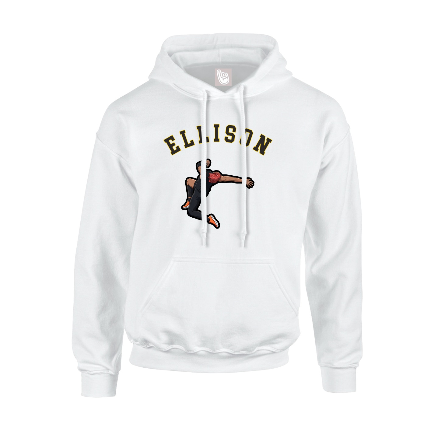 Hoodie — Shirsey Arch in White