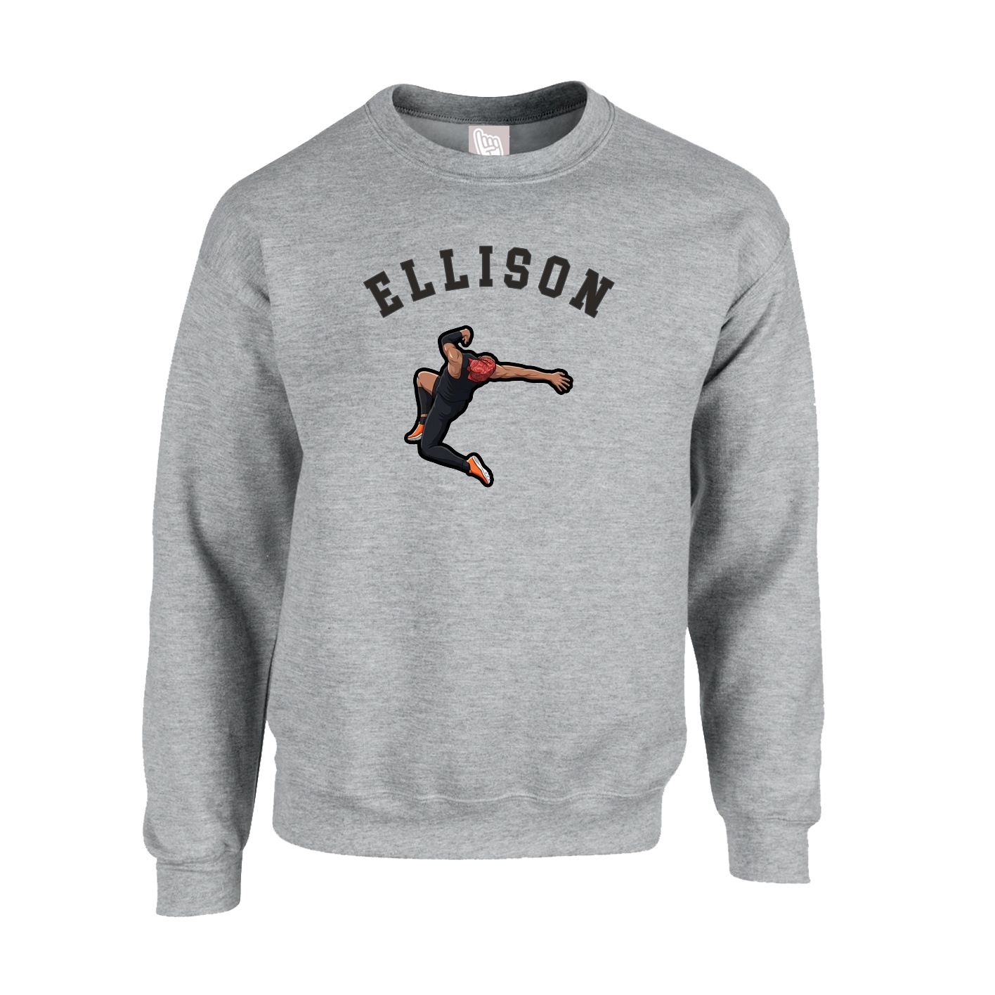 Fleece Crew — Shirsey Arch in Grey