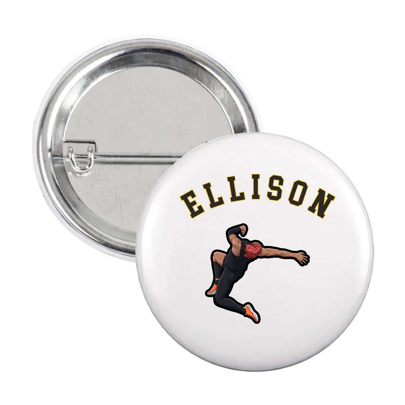 Game Day Button — Shirsey Arch in White
