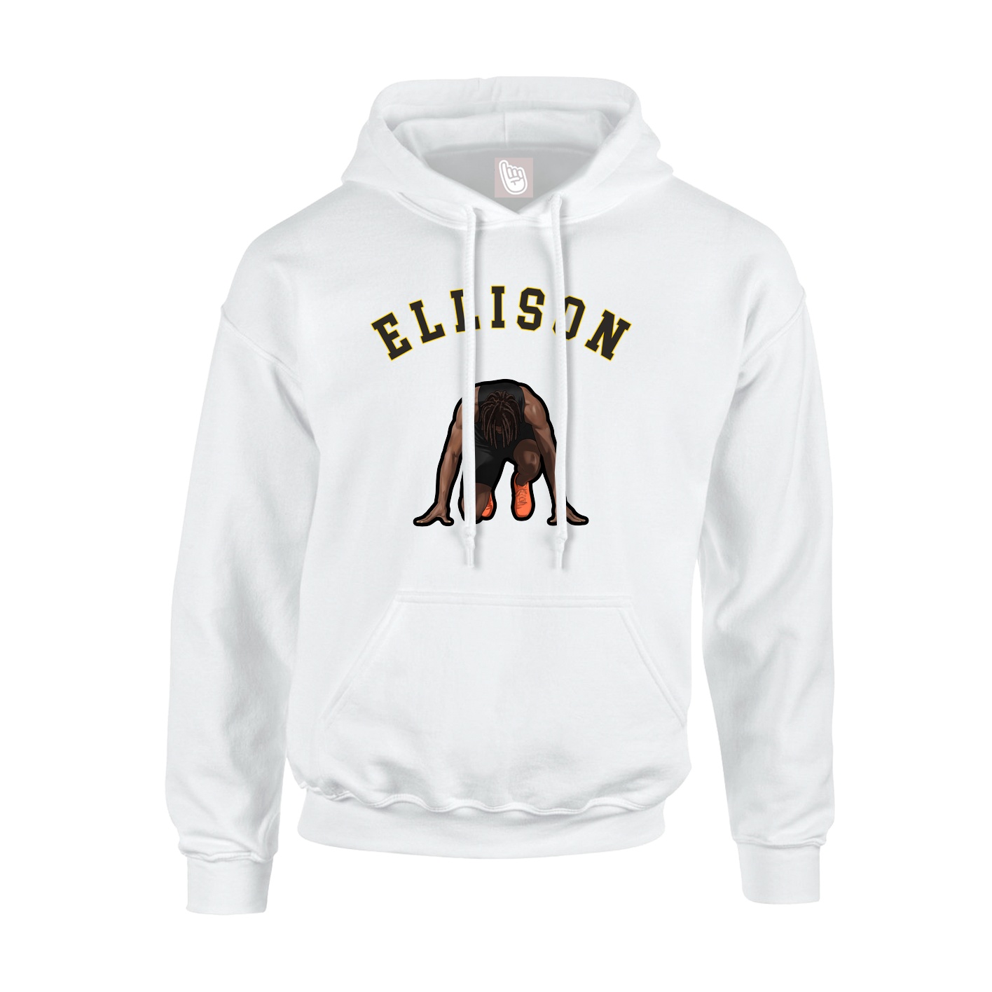 Hoodie — Shirsey Arch in White