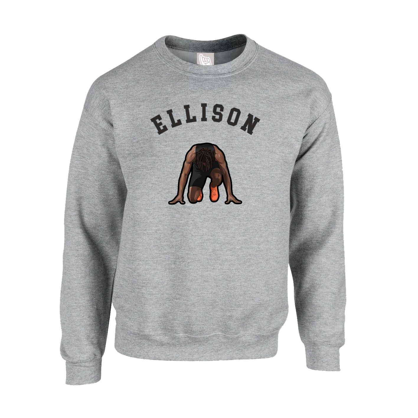 Fleece Crew — Shirsey Arch in Grey