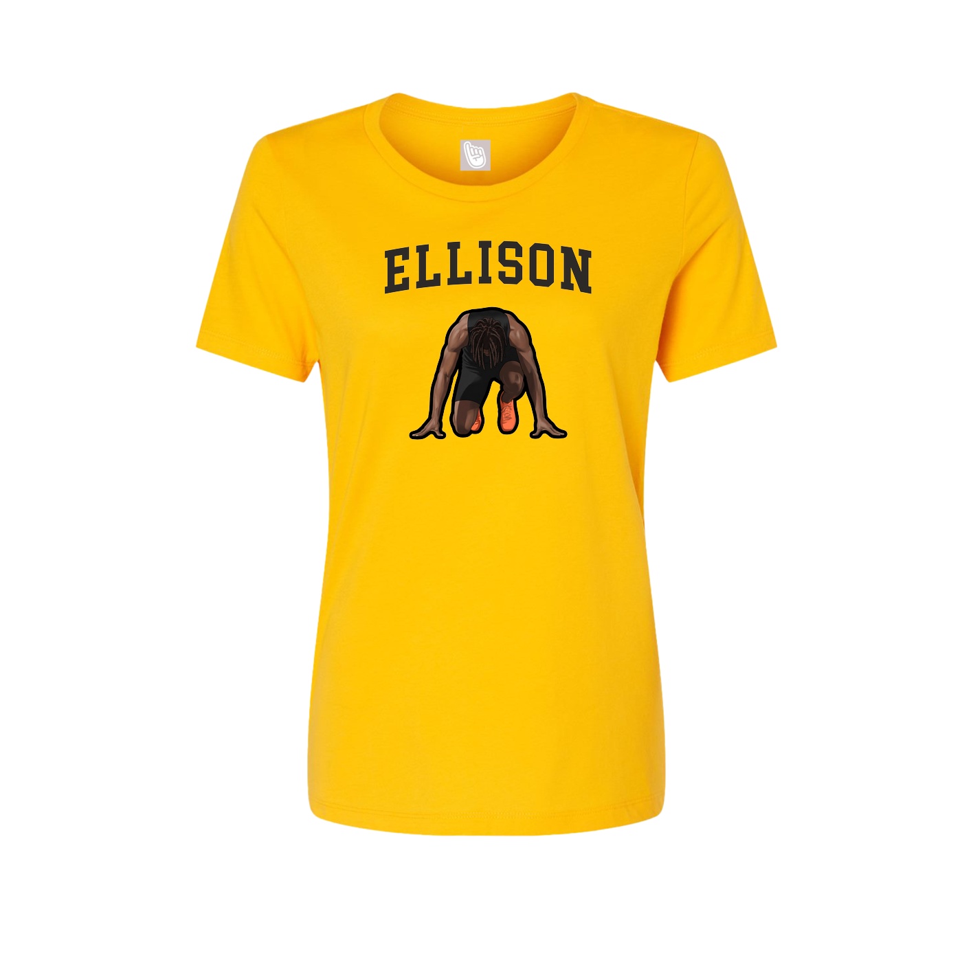 Fitted Women's Tee — Shirsey in Gold