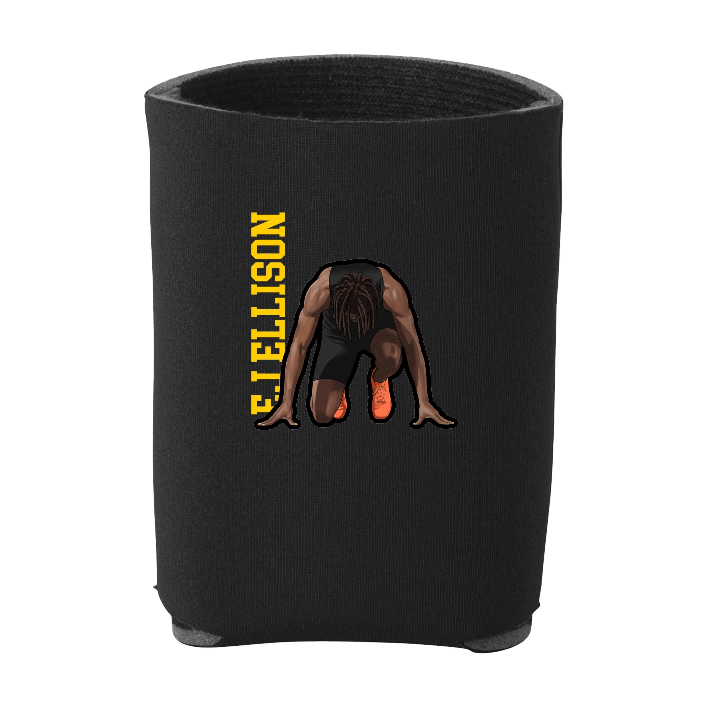 Can Holder — Name Vertical in Black