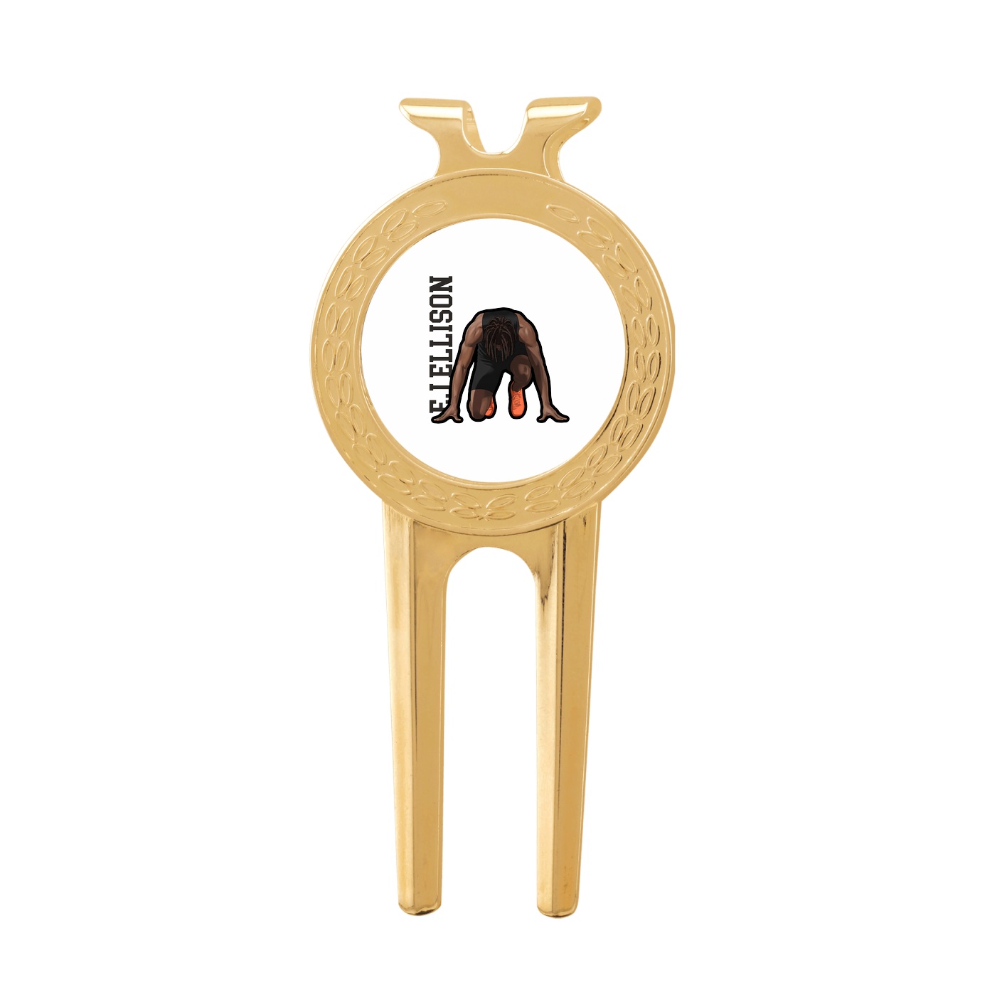 Divot Tool with Ball Marker — Name Vertical in Classic