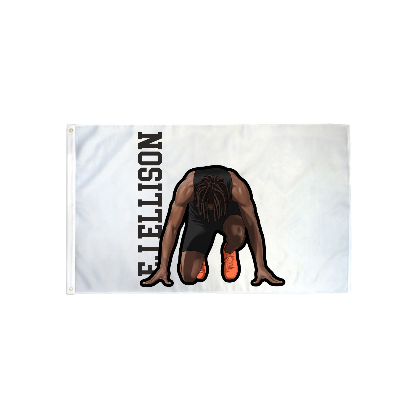 3x5 Flag — Name Vertical in Classic