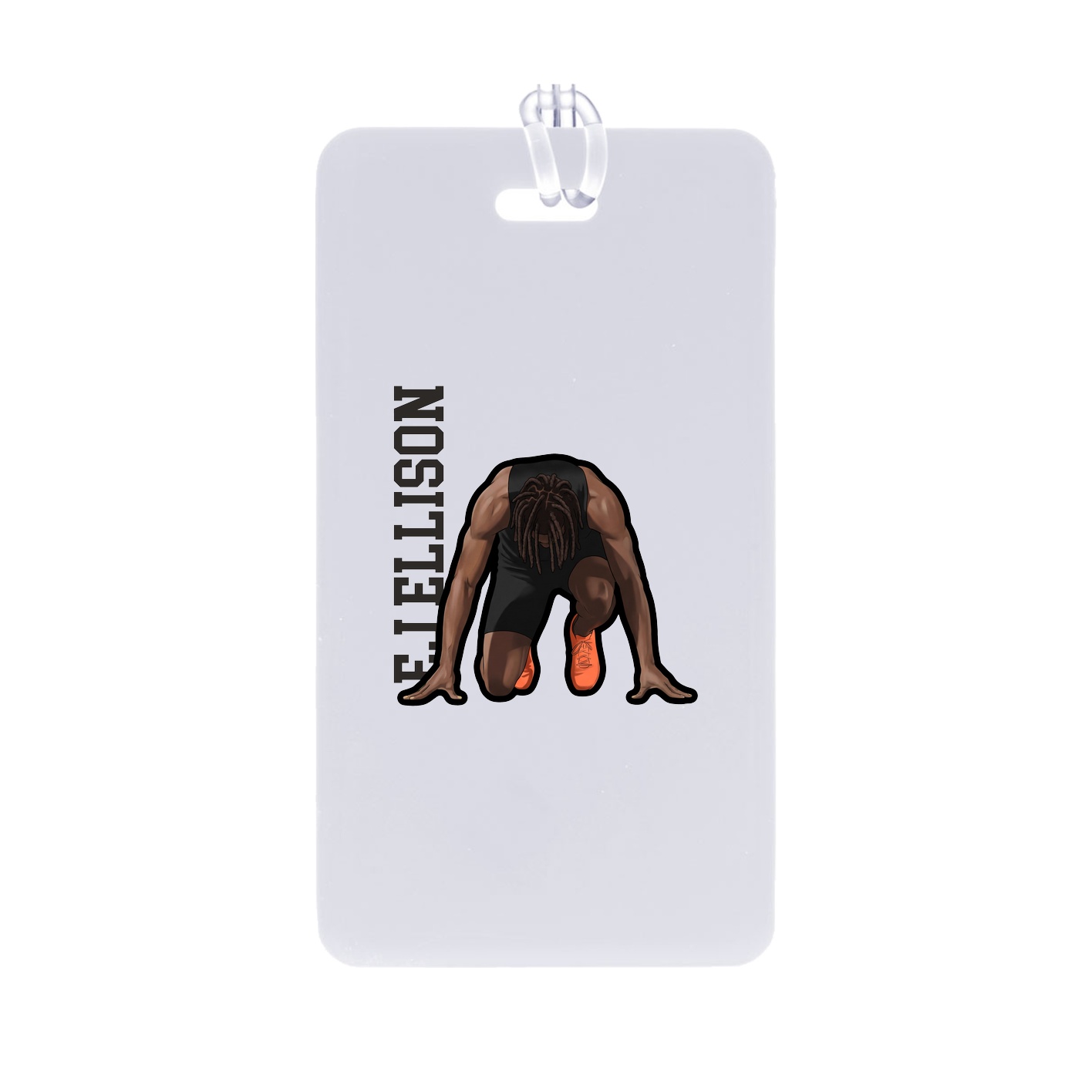 Bag Tag — Name Vertical in Classic