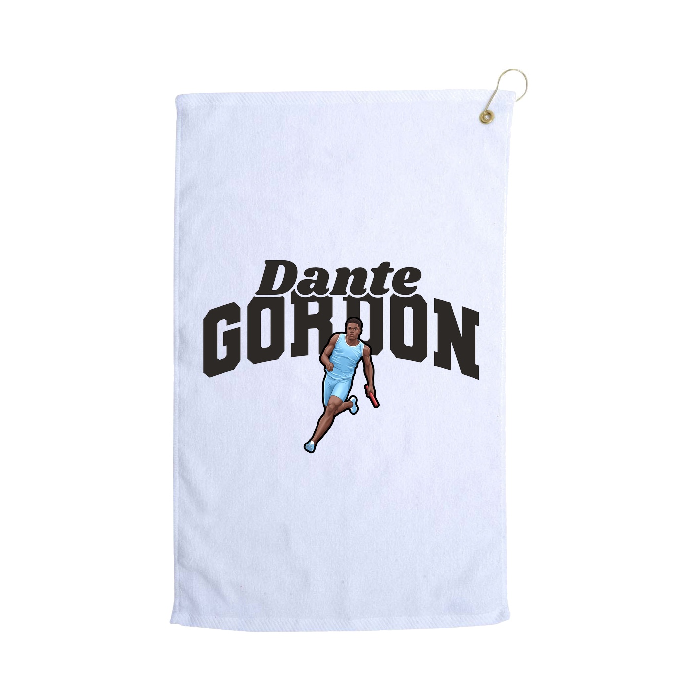 Golf Towel — Signature Arch in White