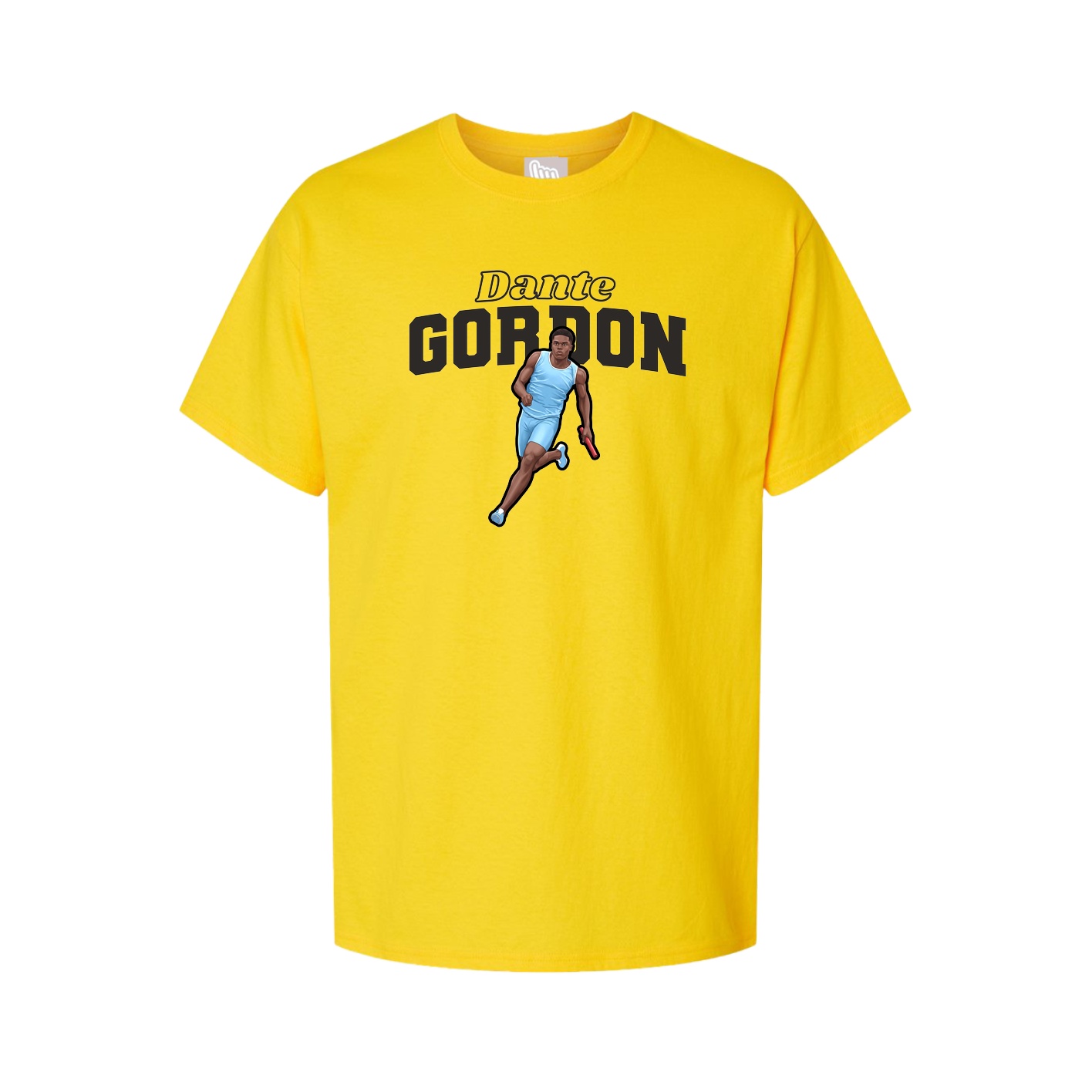 Youth Tee — Name Arch in Gold