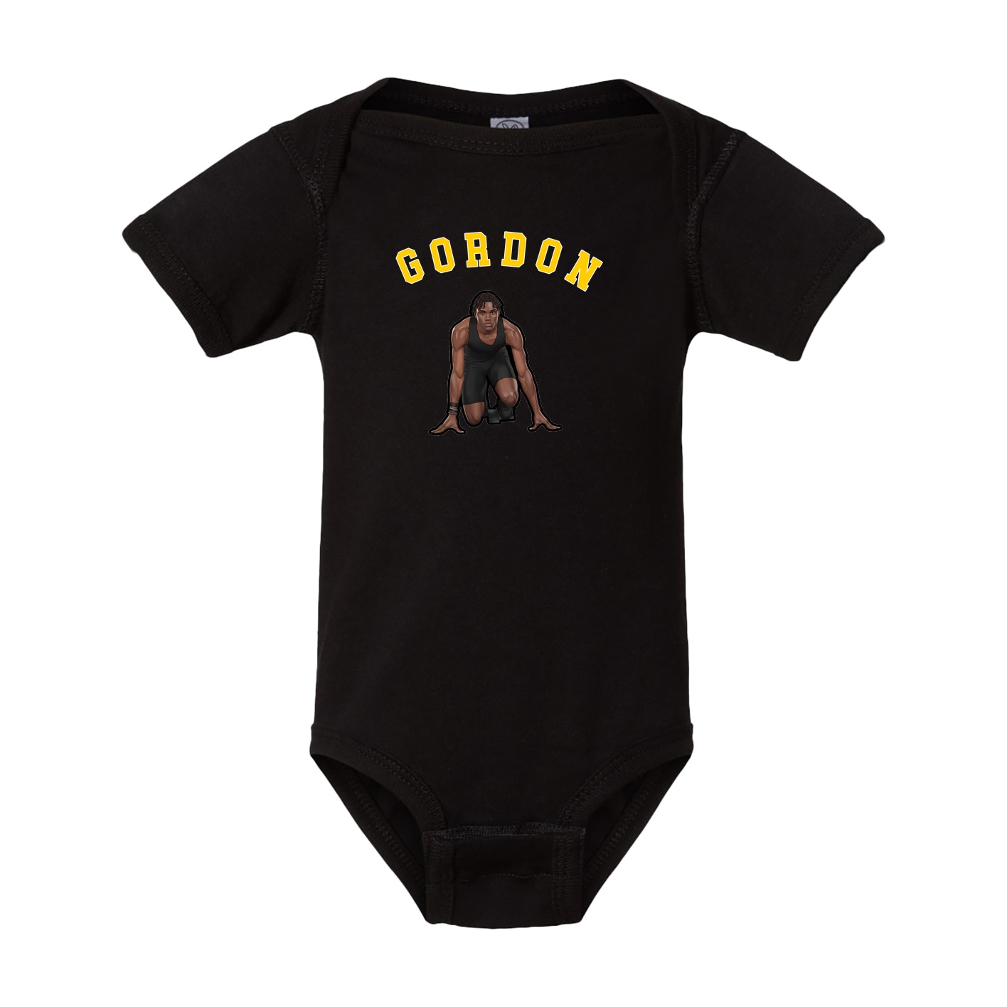 Baby Onesie — Shirsey Arch in Black