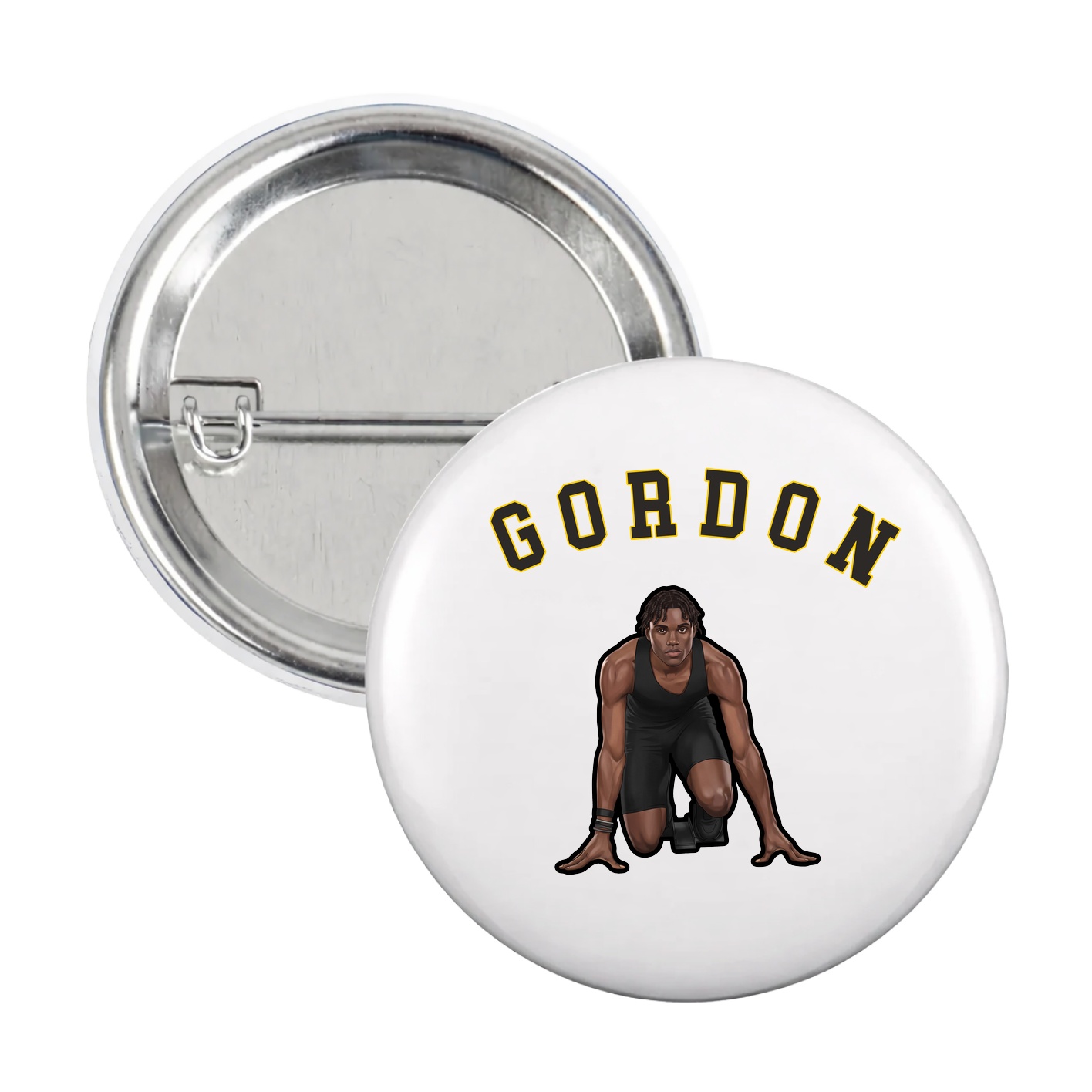 Game Day Button — Shirsey Arch in White