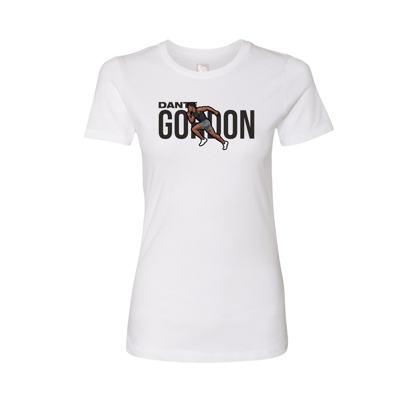 Womens Tee — Player Name in White