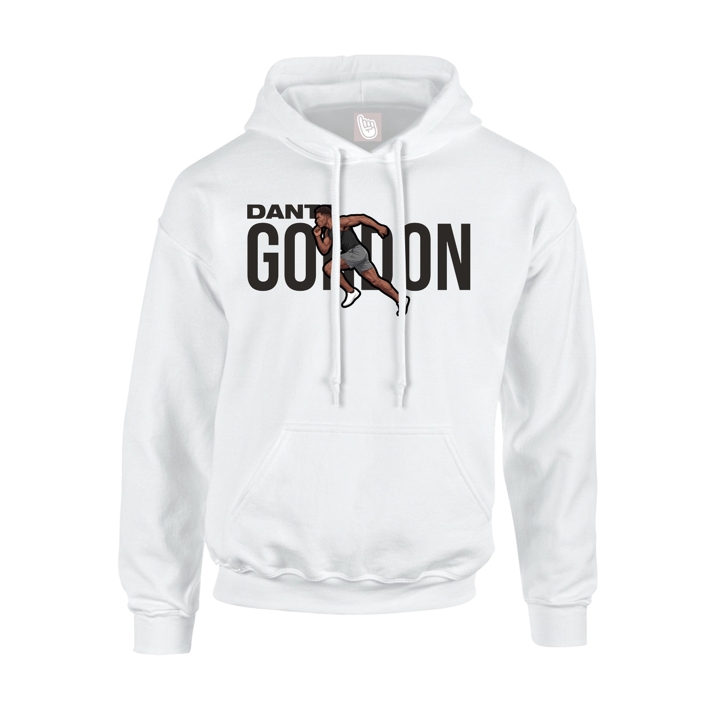 Youth Hoodie — Player Name in White