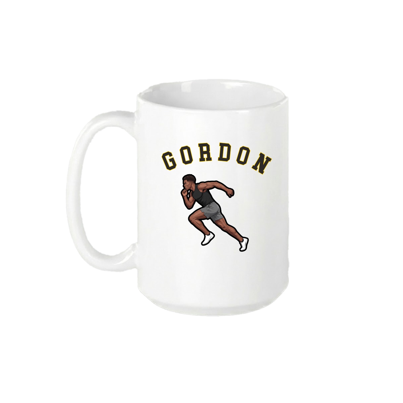 15oz Coffee Mug — Shirsey Arch in White