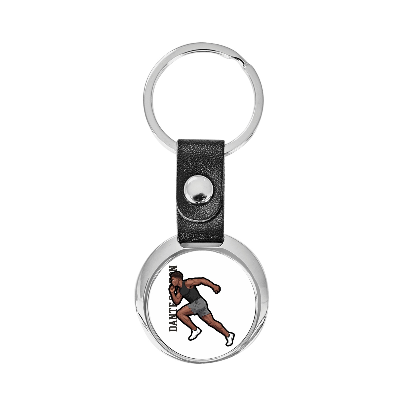 Key Chain — Name Vertical in Classic