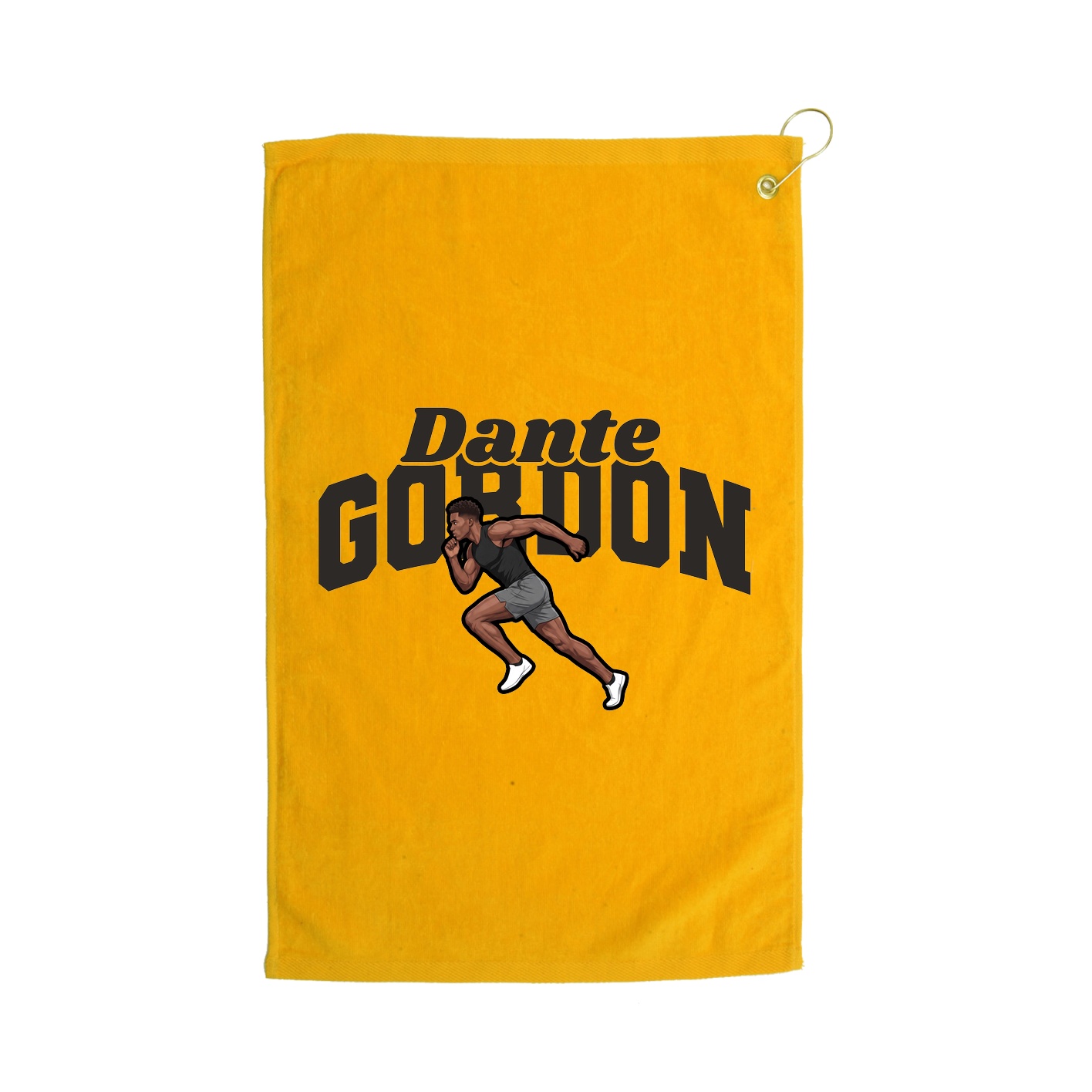 Golf Towel — Signature Arch in Gold