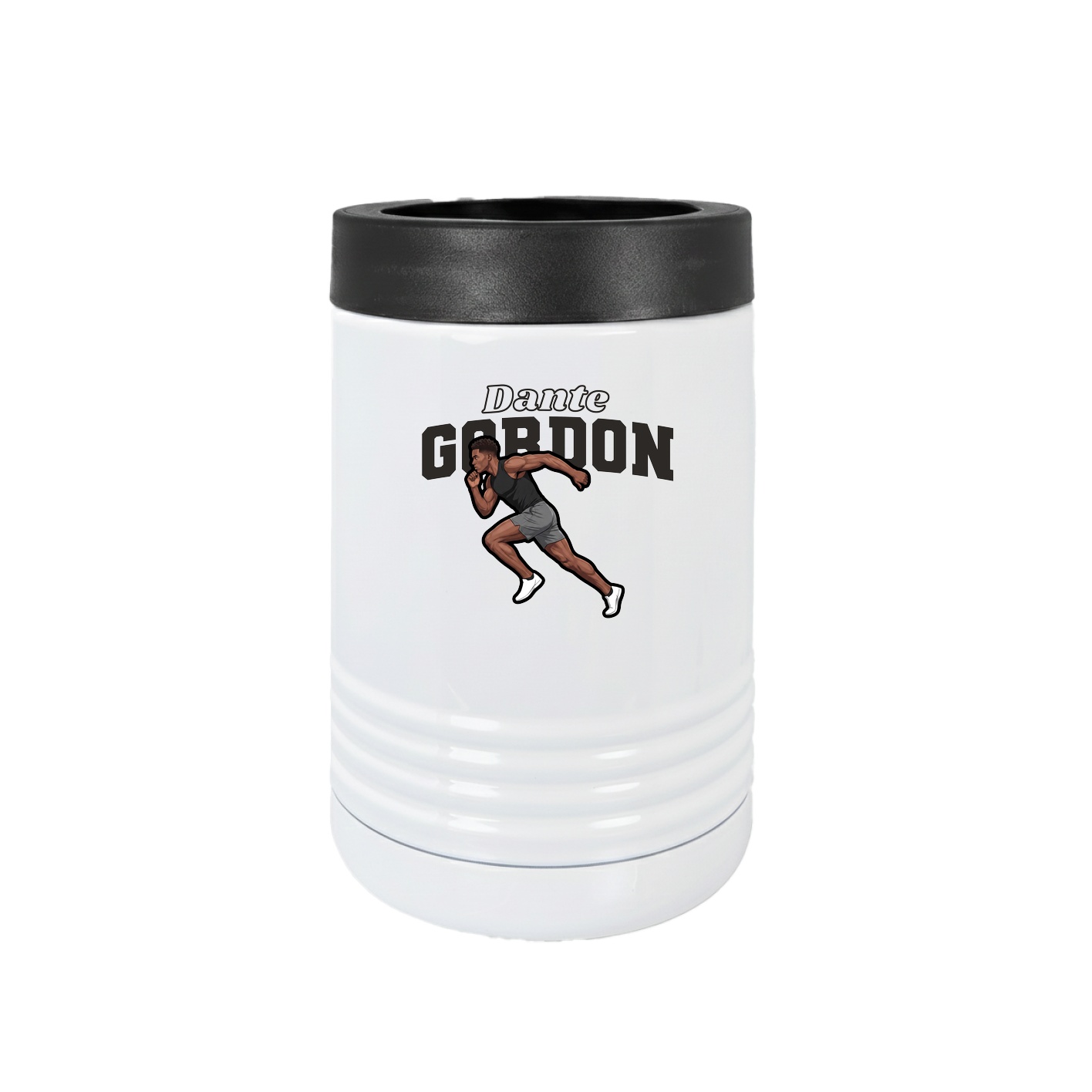 Beverage Holder — Name Arch in White