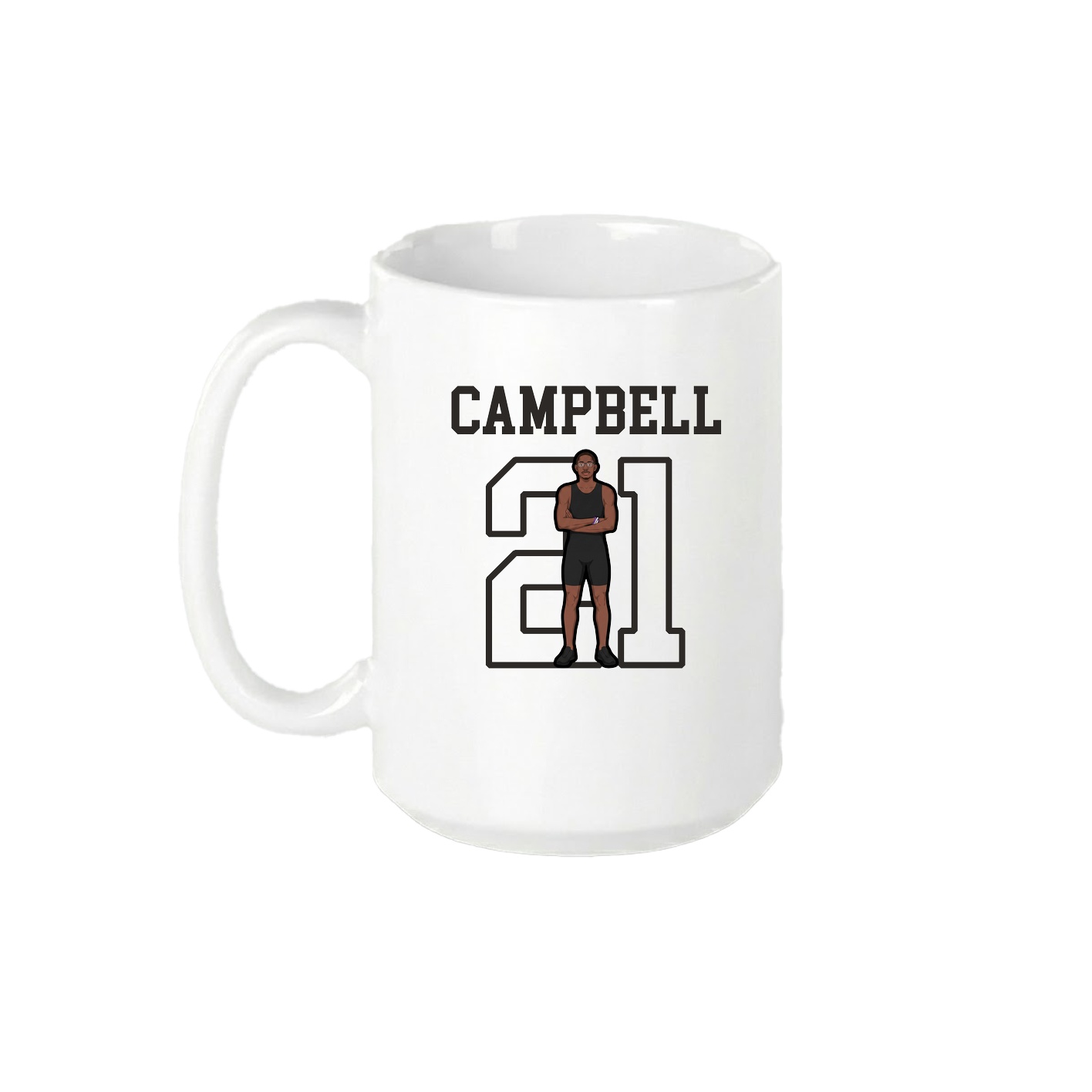 15oz Coffee Mug — Shirsey in White