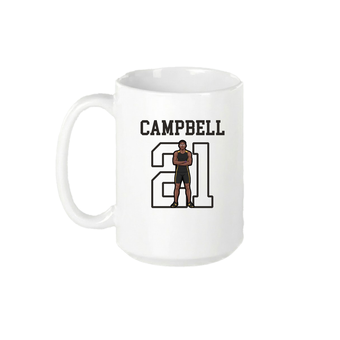 15oz Coffee Mug — Shirsey in White