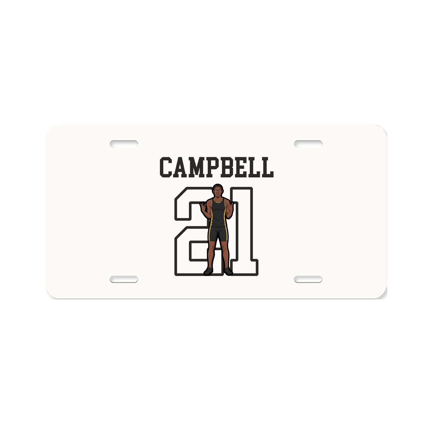 License Plate — Shirsey in Classic