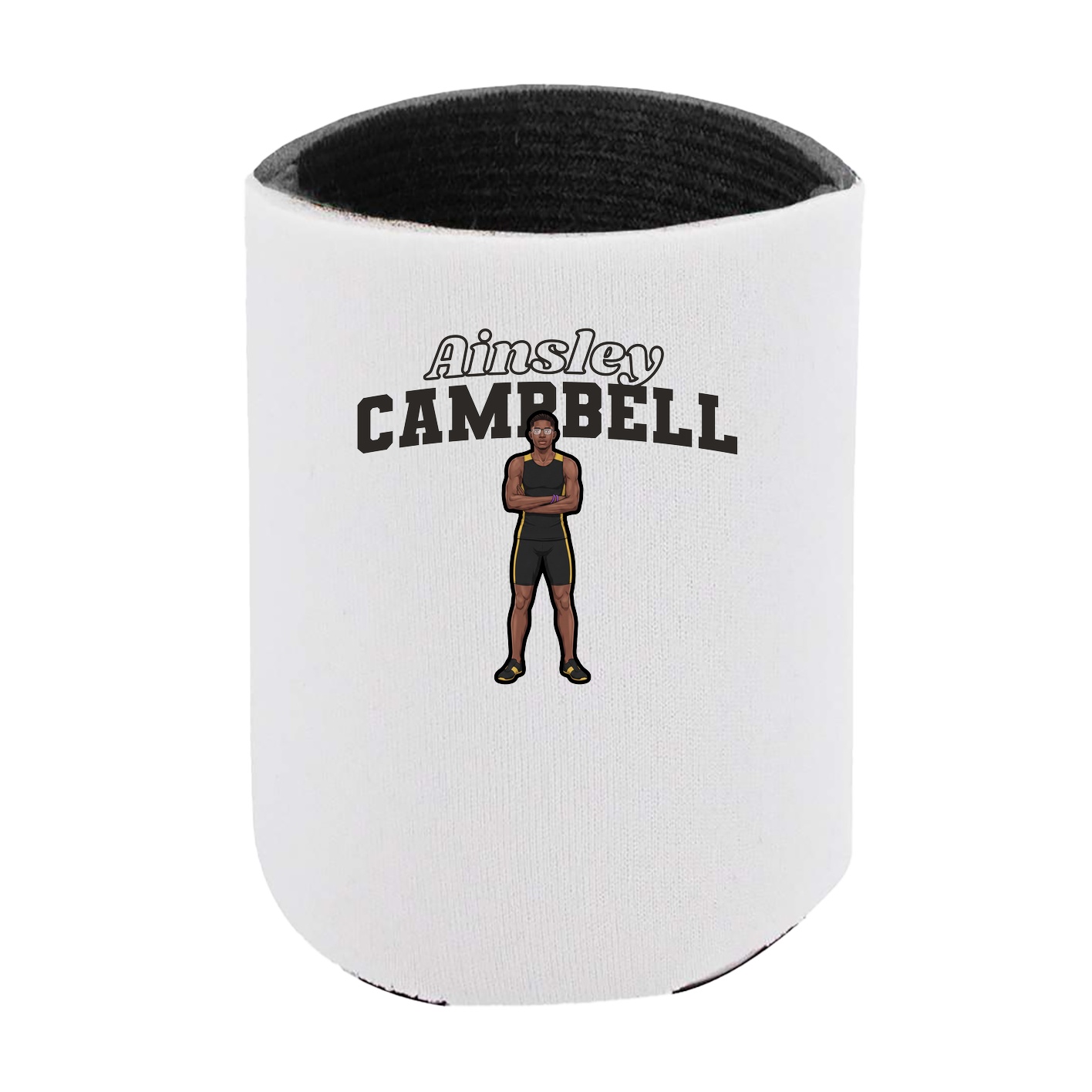 Can Holder — Name Arch in White