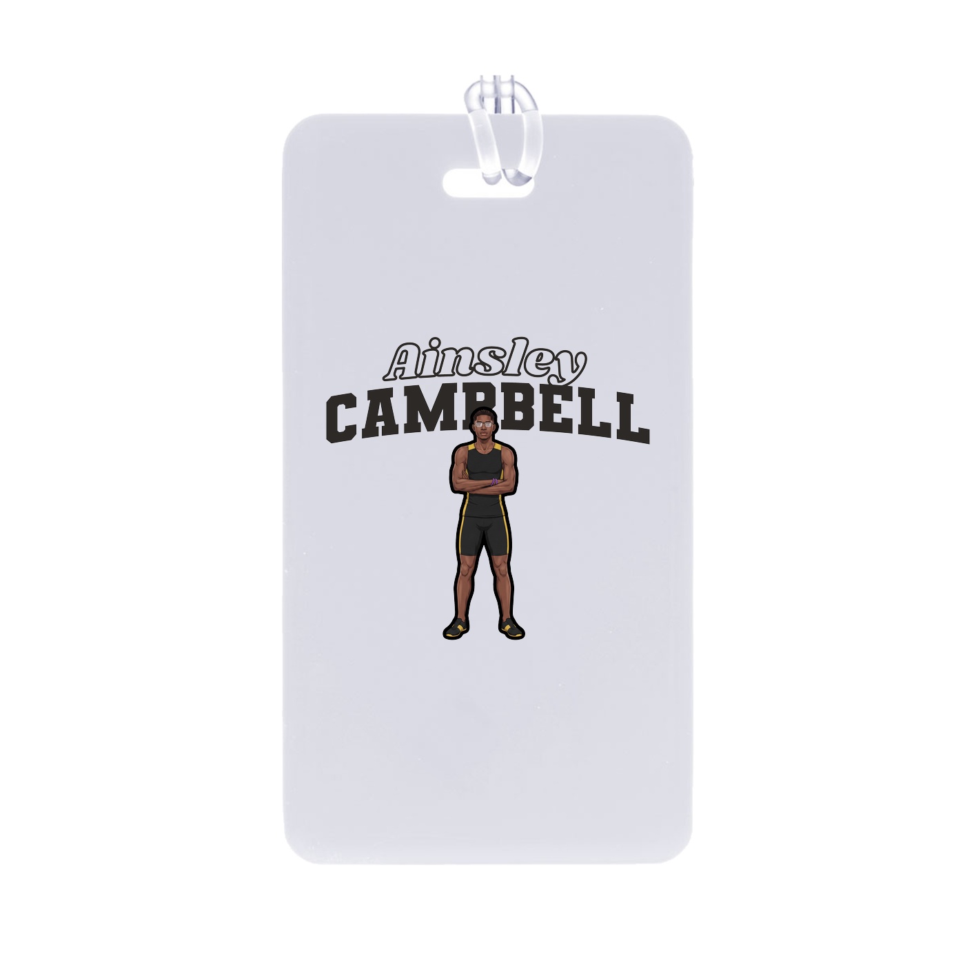 Bag Tag — Name Arch in Classic