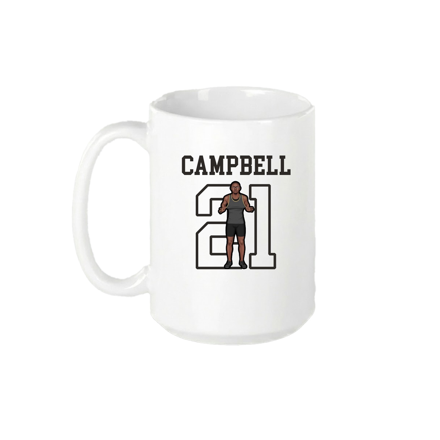 15oz Coffee Mug — Shirsey in White