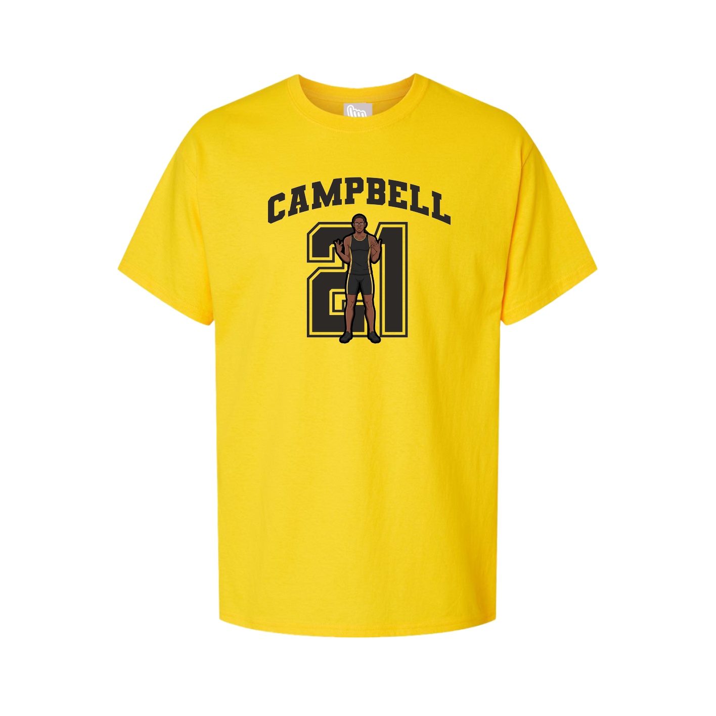 Tee — Number in Gold