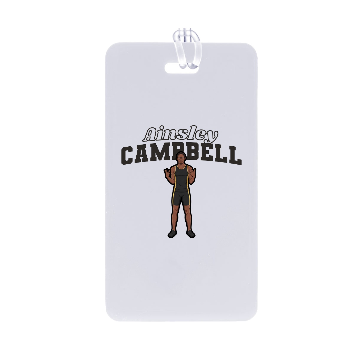Bag Tag — Name Arch in Classic
