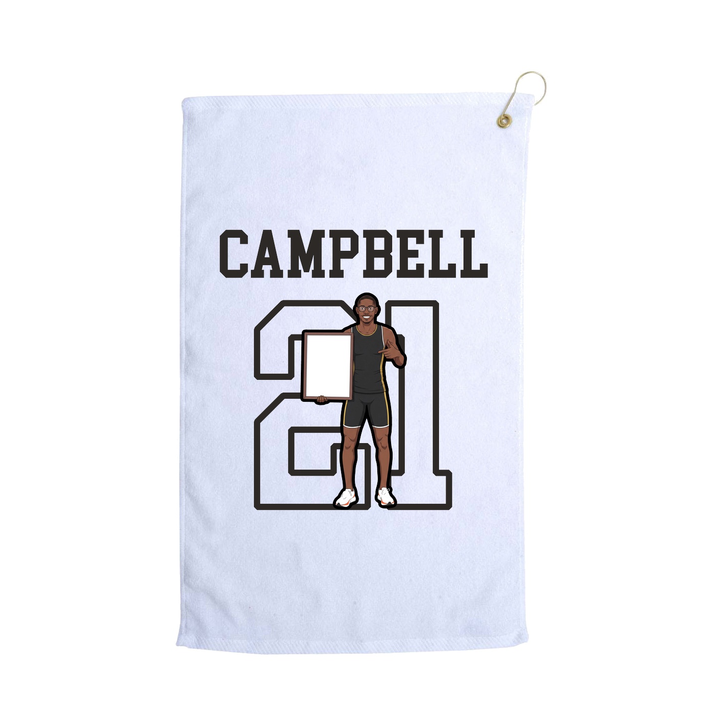 Golf Towel — Shirsey in White