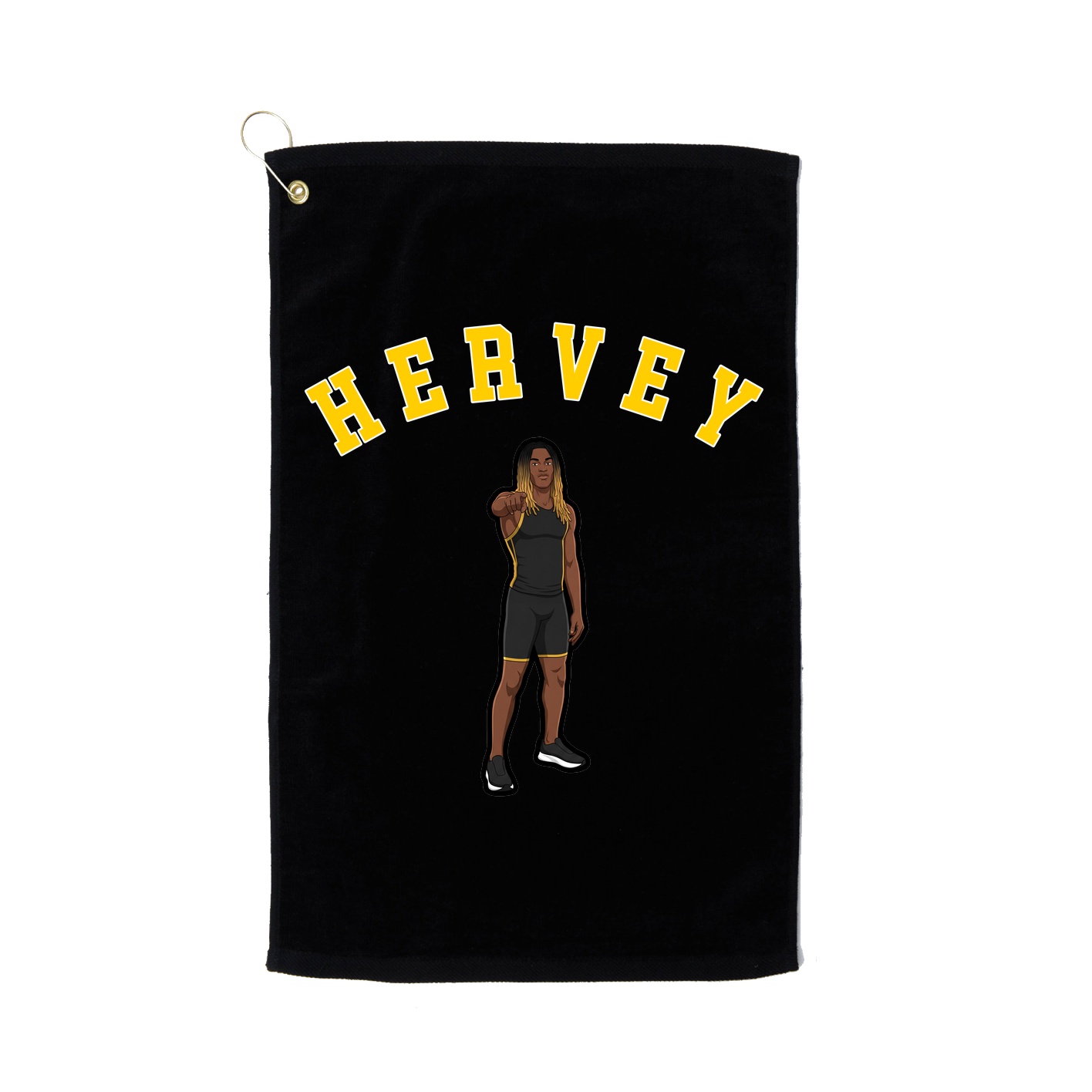 Golf Towel — Shirsey Arch in Black