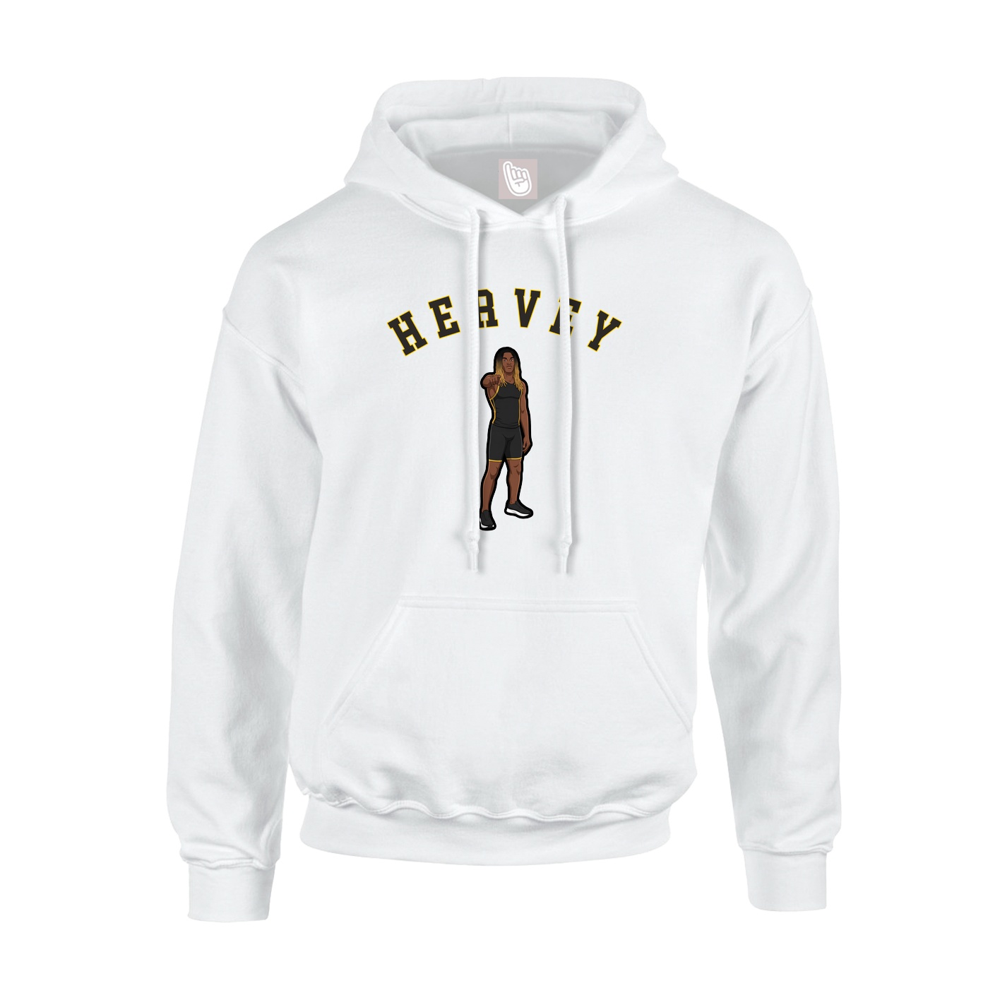 Hoodie — Shirsey Arch in White