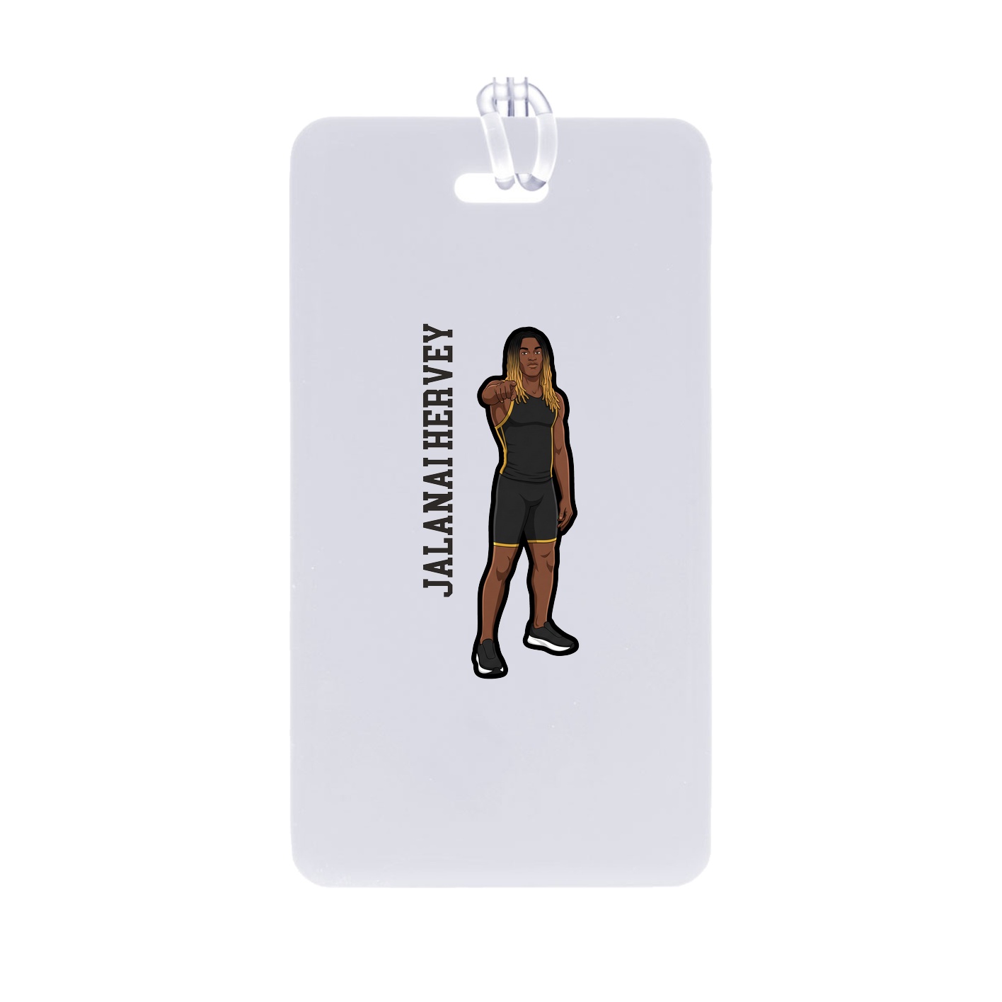 Bag Tag — Name Vertical in Classic