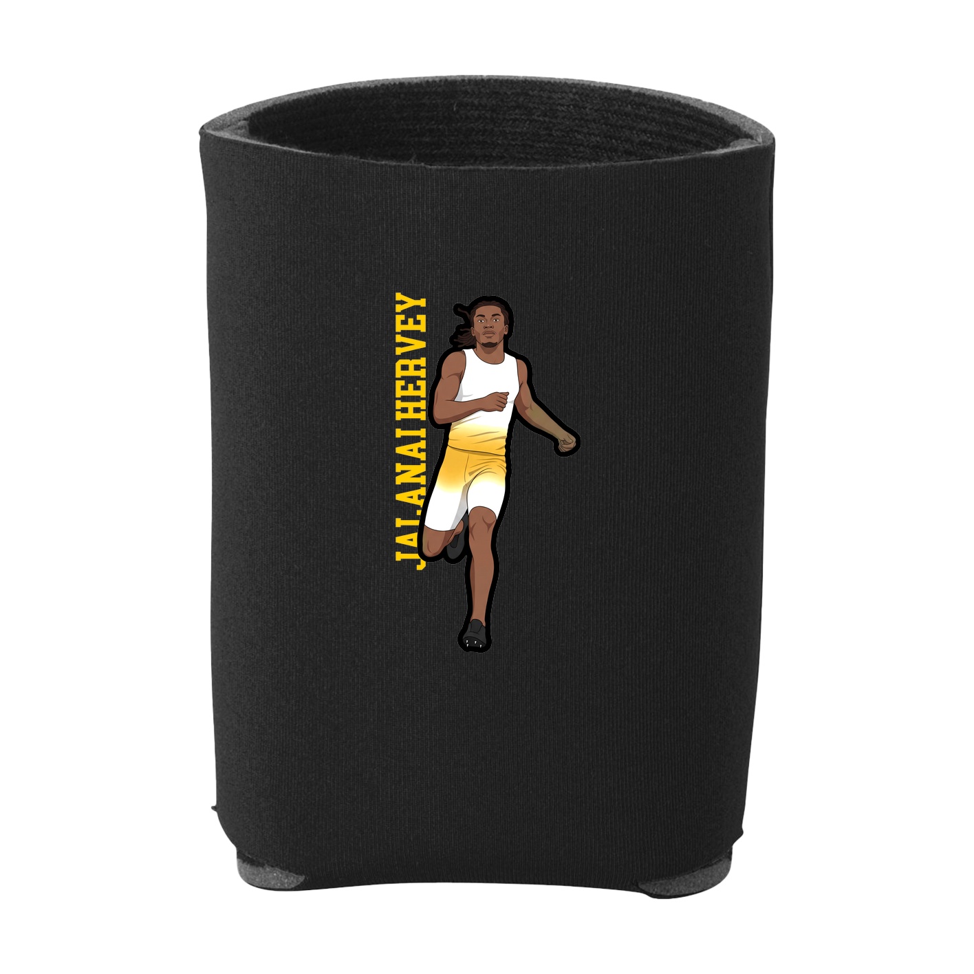 Can Holder — Name Vertical in Black