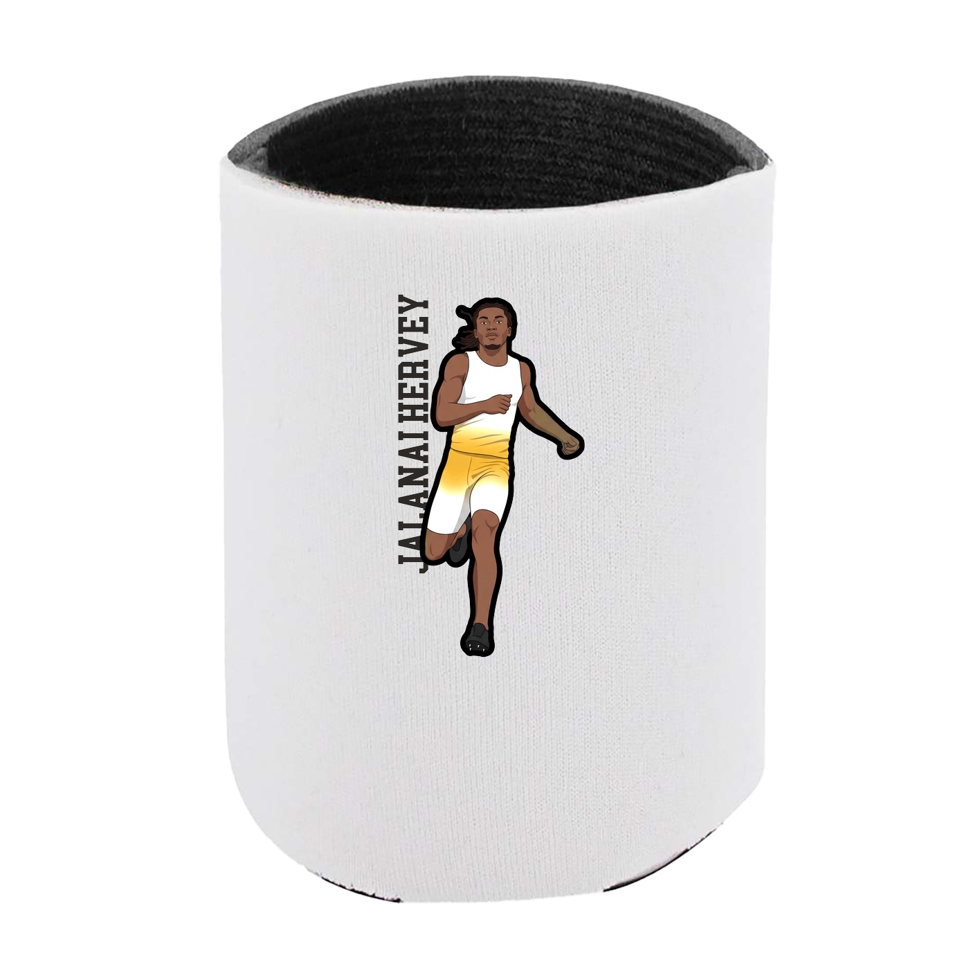 Can Holder — Name Vertical in White