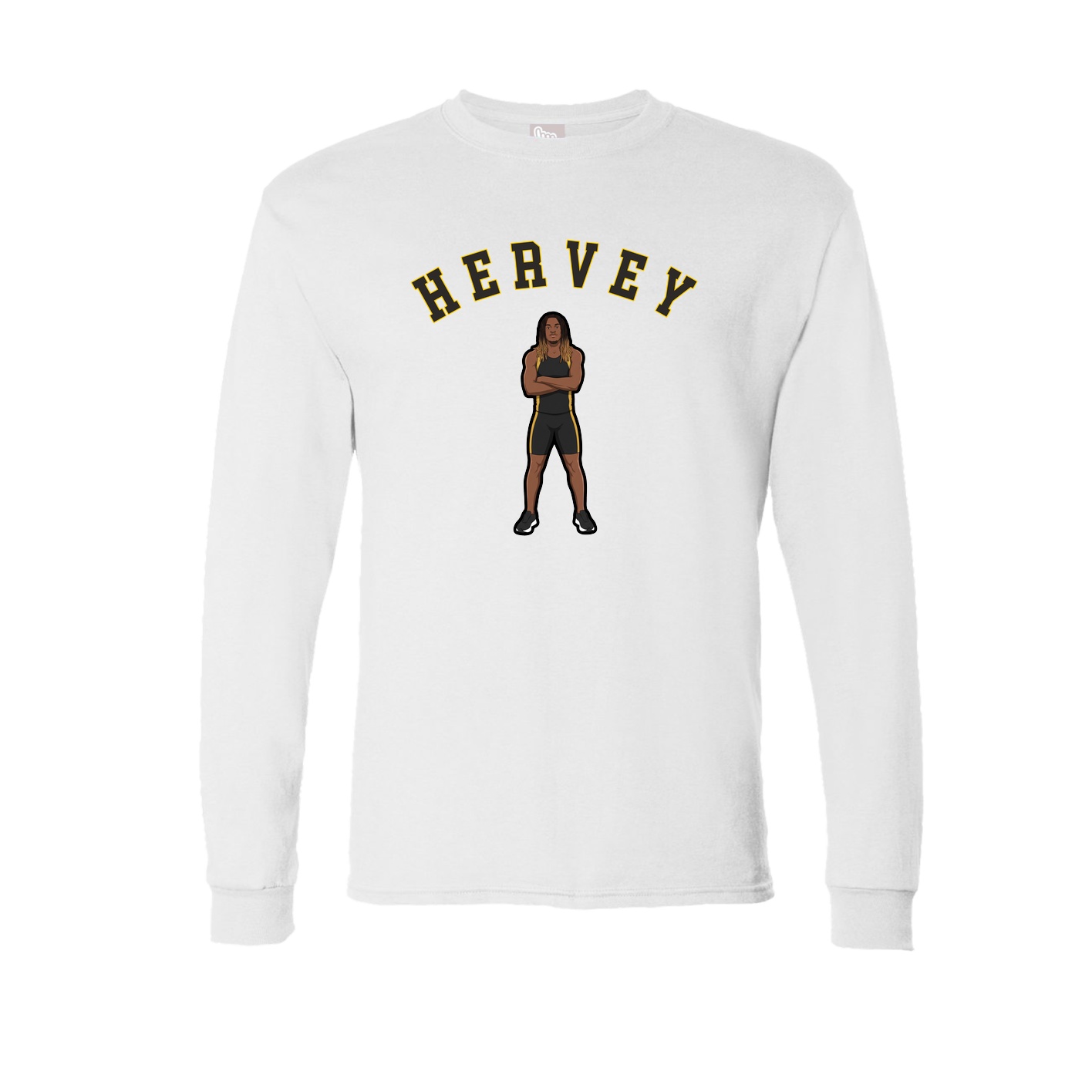 Long Sleeve Tee — Shirsey Arch in White