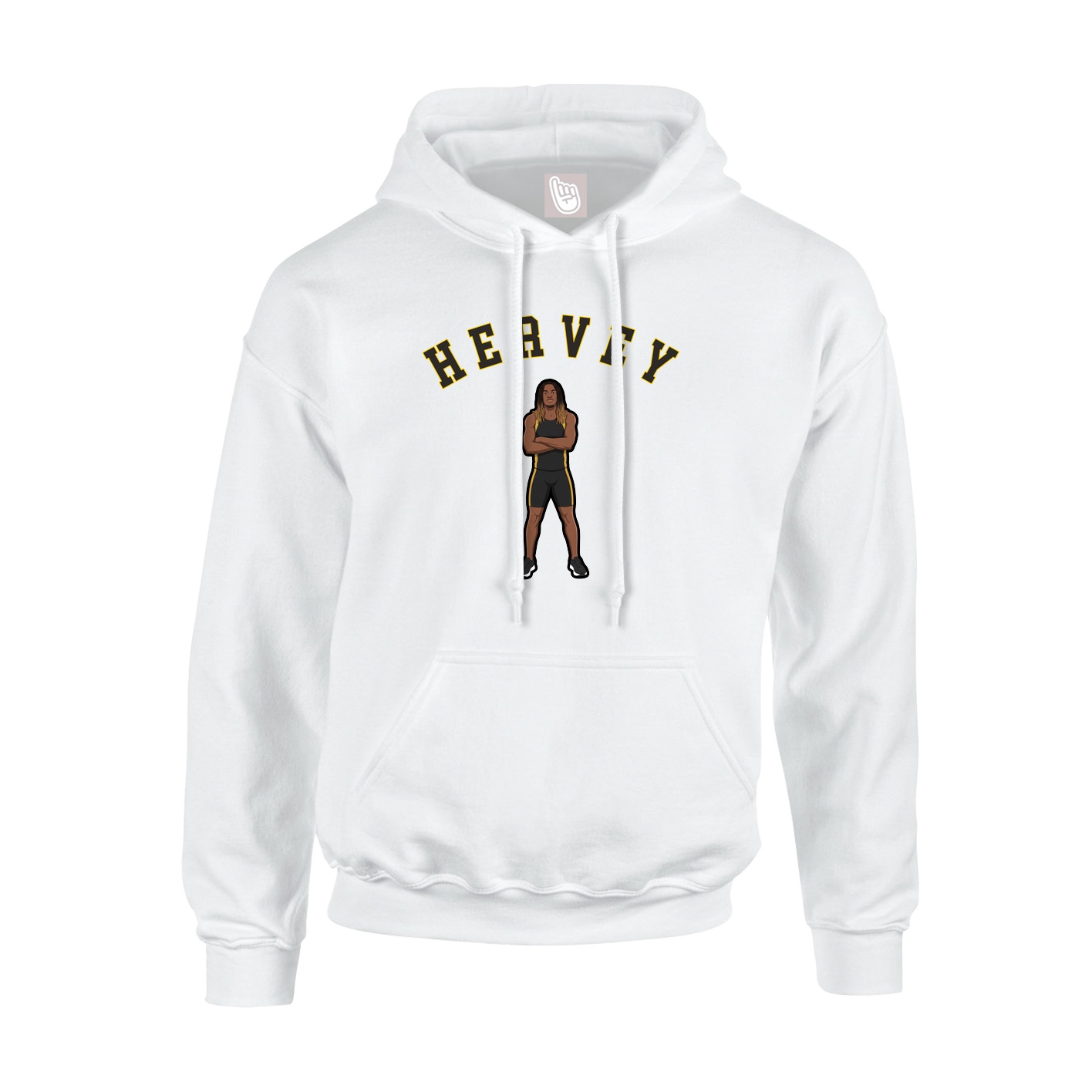 Hoodie — Shirsey Arch in White