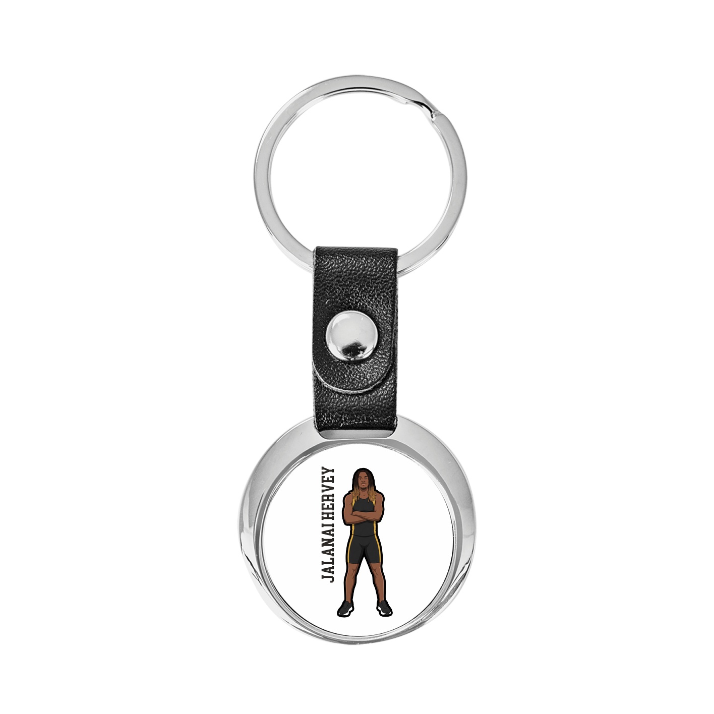 Key Chain — Name Vertical in Classic