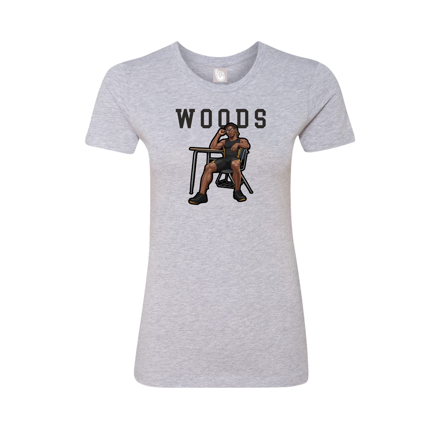 Fitted Women's Tee — Shirsey in Grey