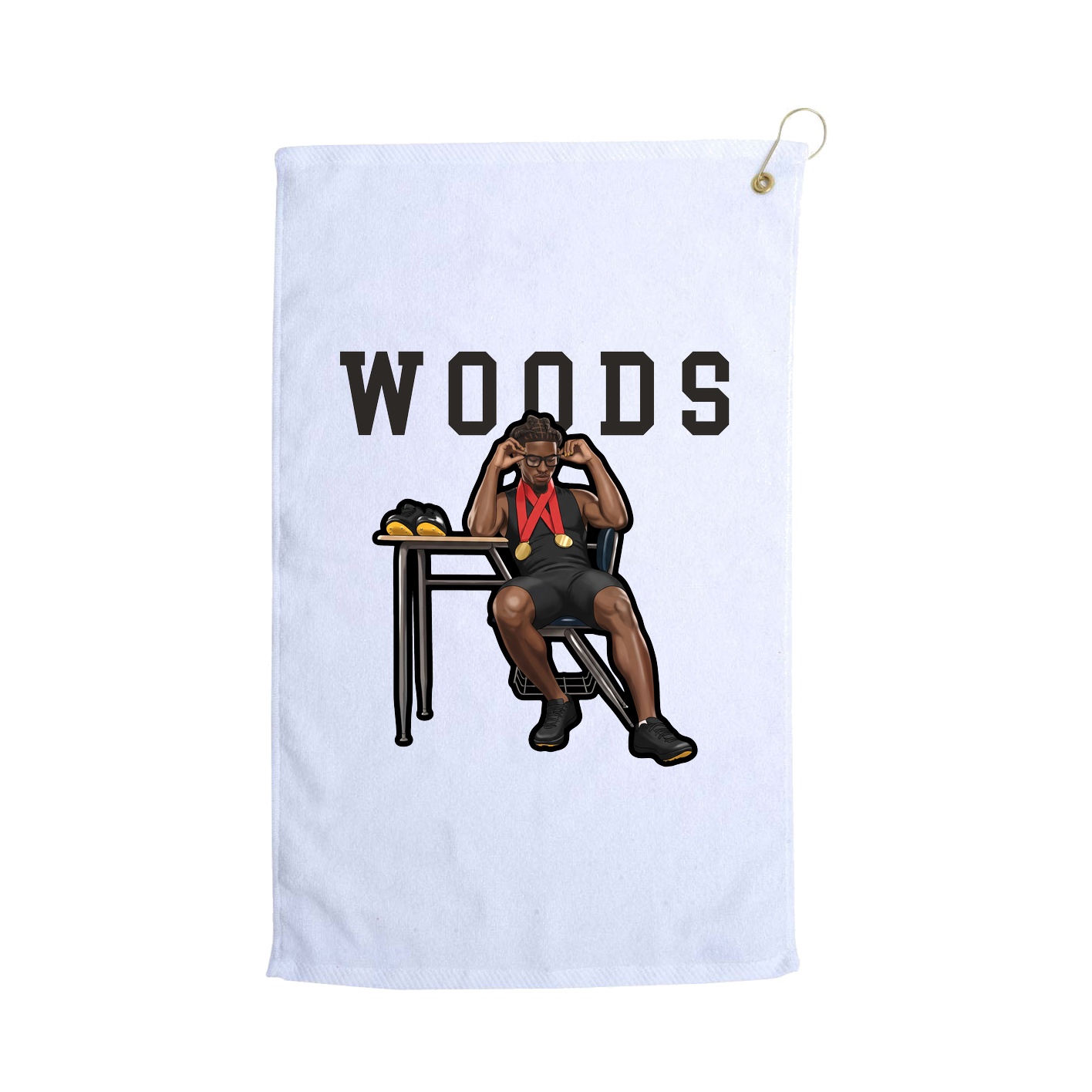 Golf Towel — Shirsey in White