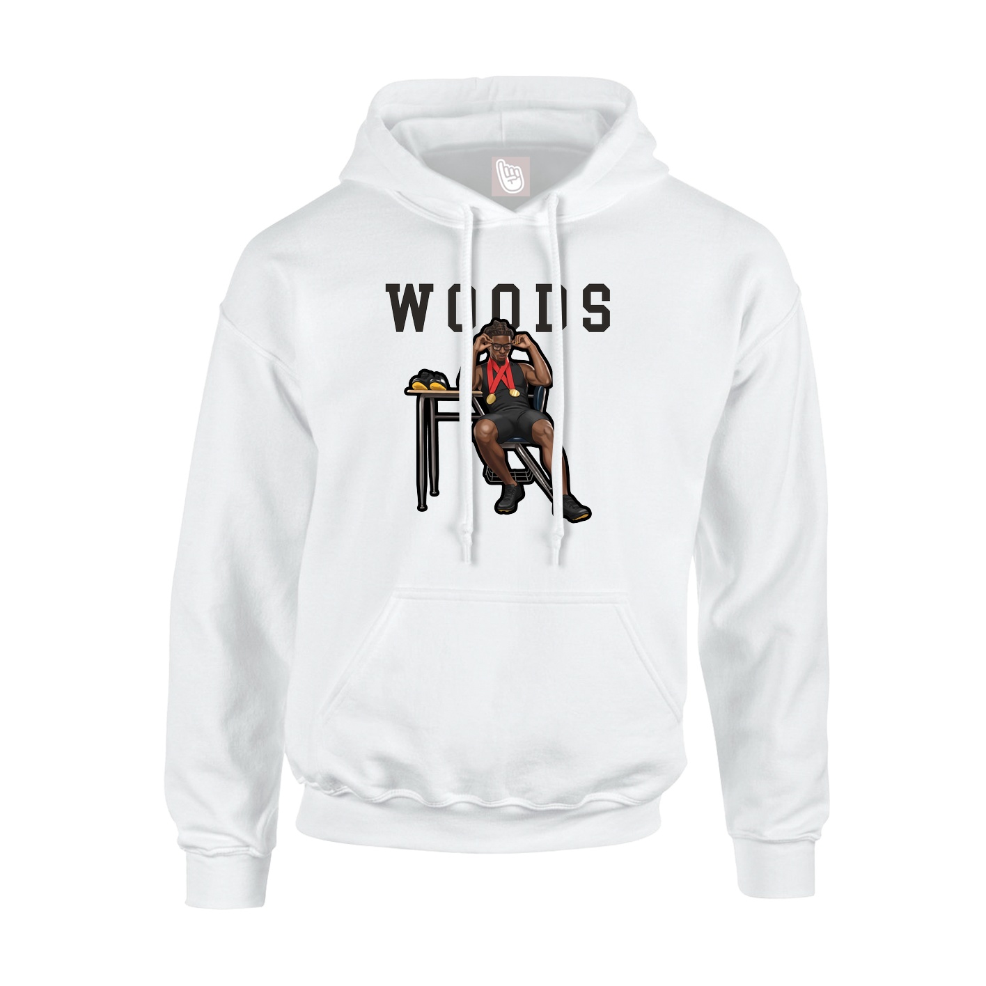 Youth Hoodie — Shirsey in White