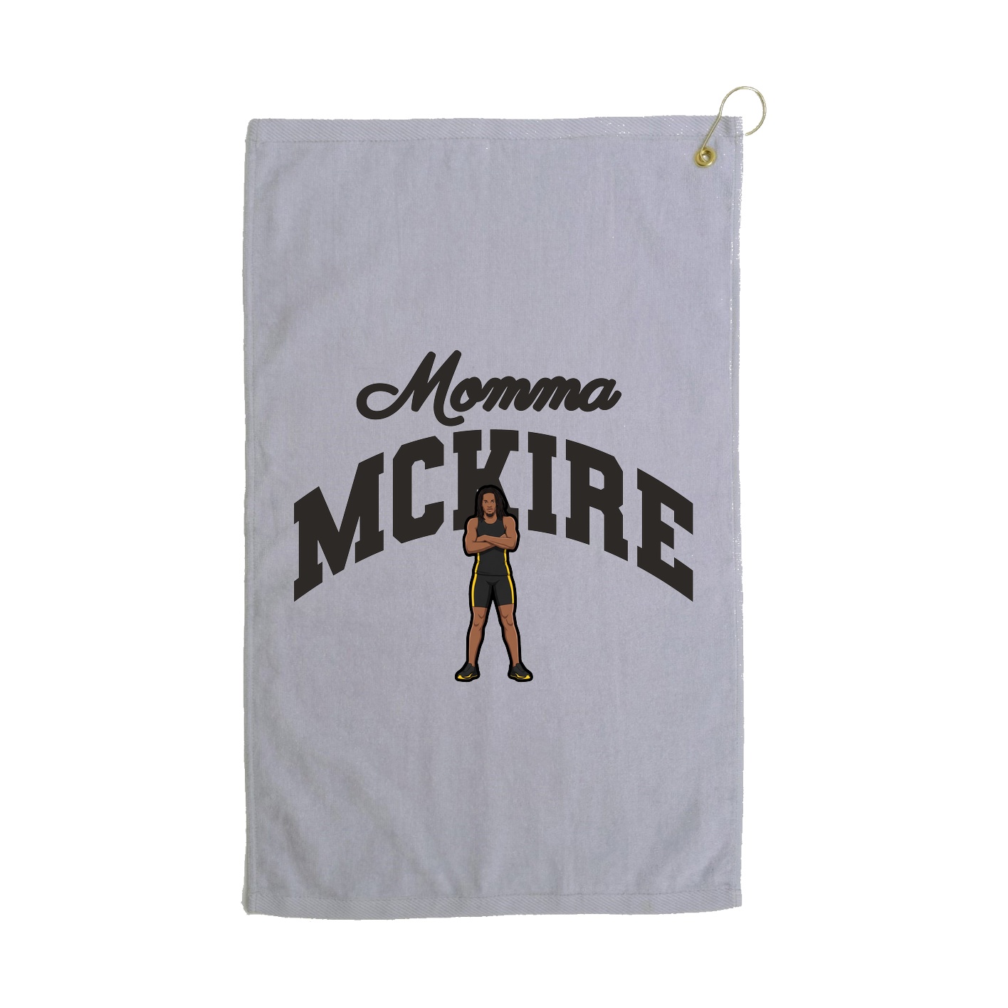 Golf Towel — Mothers Day Arch in Grey