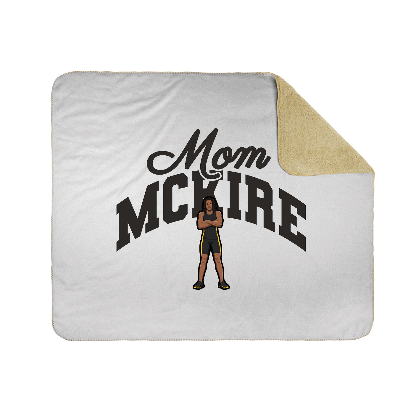 Throw Blanket — Mothers Day Arch in White